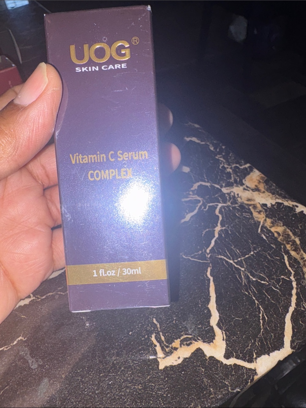 Vitamin C Serum - Purple & Gold Packaging never been opened still in plastic
